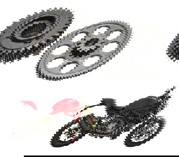Par Engrenagem Redução Part Ducati Monster 1200 S 17-21 Orig