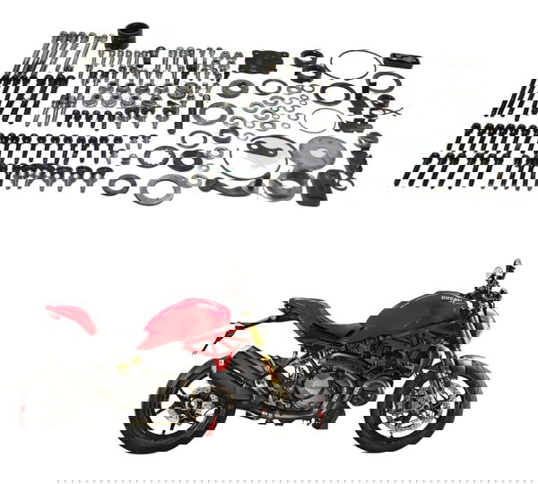 Kit Parafusos Motor Ducati Monster 1200 S 17-21 Original
