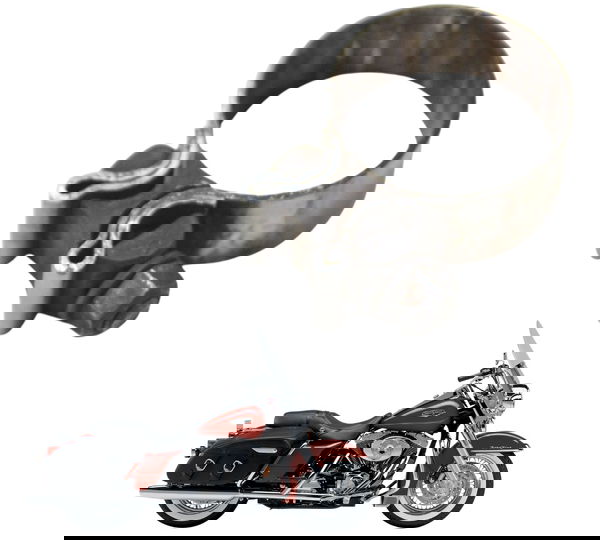 Abraçadeira Escape Harley Road King 1450 04-05 Original