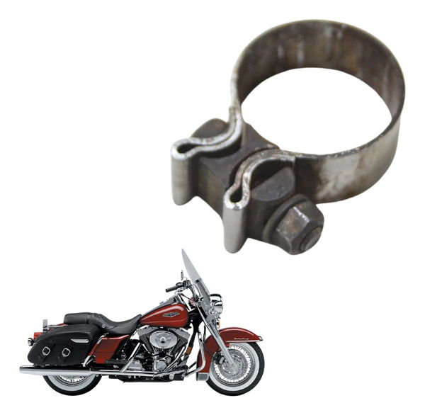 Abraçadeira Escape Harley Road King 1450 04-05 Original