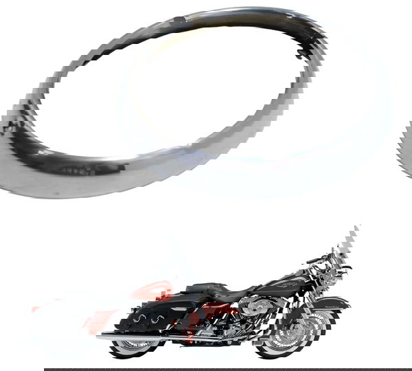 Aro Farol C/ Detalhes Harley Road King 1450 04-05 Original