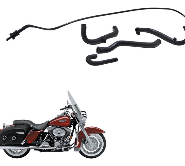 Kit Mangueiras Harley Road King 1450 04-05 Original