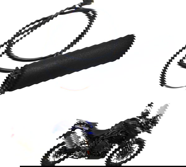 Manopla Esquerda C/ Aqueced Triumph Tiger 1200 12-17 Ex Orig Preto