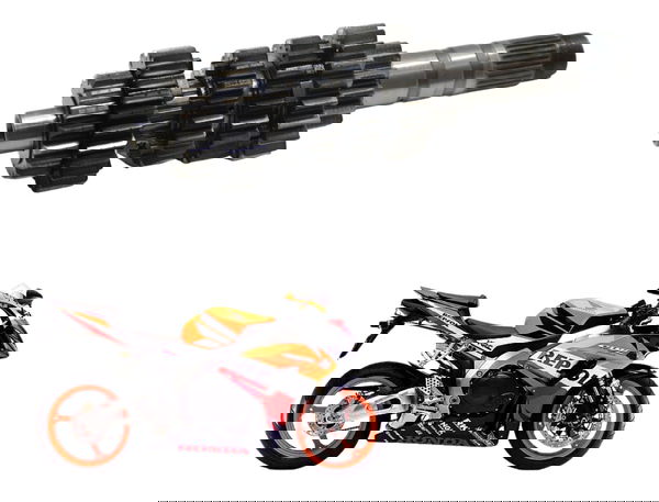 Eixo Primário Completo Caixa Honda Cbr 1000 Rr 04-07 Orig