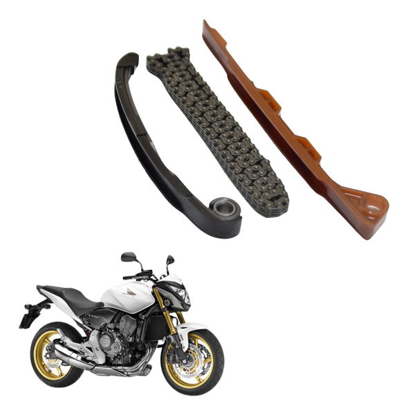 Kit Guia Corrente Tensor Honda Cb 600f Hornet 08-14 Original