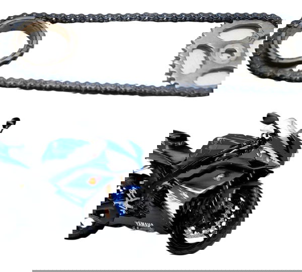 Engrenagem Corrente Bomba Óleo Yamaha Yzf R1 07-08 Original