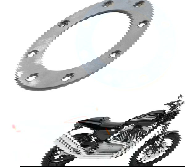 Flange Tampa Combustível Harley Xr 1200 09-11 Original Prateado