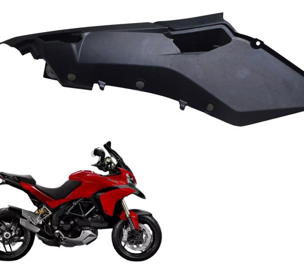 Carenagem Inf Rabeta Dir Det Ducati Multistrada 1200 S 10-14 Preto