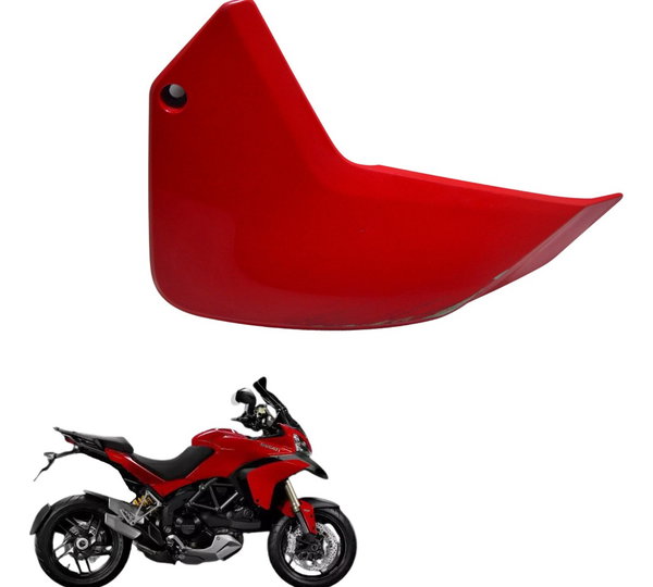 Carenagem Lateral Esq Detalh Ducati Multistrada 1200 S 10-14 Vermelho