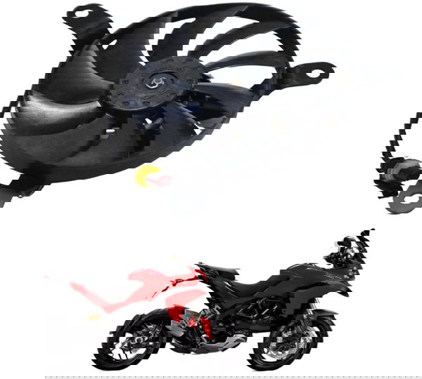 Ventoinha Radiador Dir Ducati Multistrada 1200 S 10-14 Orig