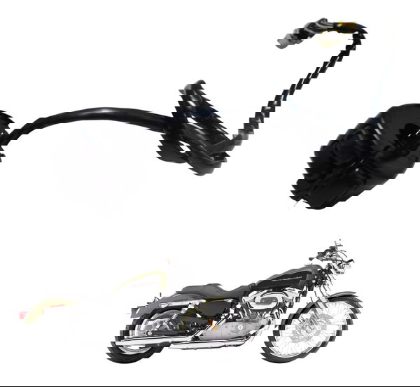 Chave Punho Luz Harley Xl 883 Custom 2007 Original