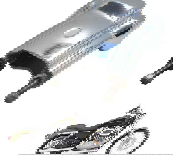 Riser Guidão Harley Xl 883 Custom 2007 Original Cromado