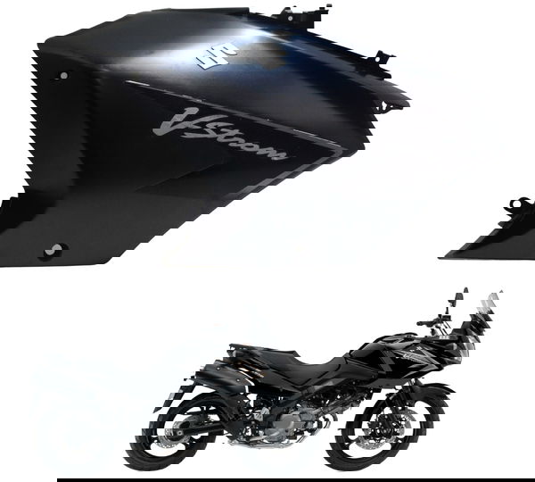 Carenagem Tanque Lateral Dir Suzuki Dl 650 V Strom 09-13 Ori Preto