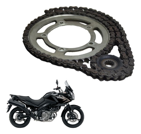 Kit Relação Suzuki Dl 650 V Strom 09-13 Original