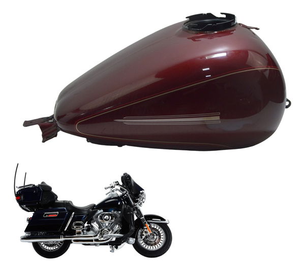 Tanque C/ Detalhes Harley Electra Touring 08-13 Original