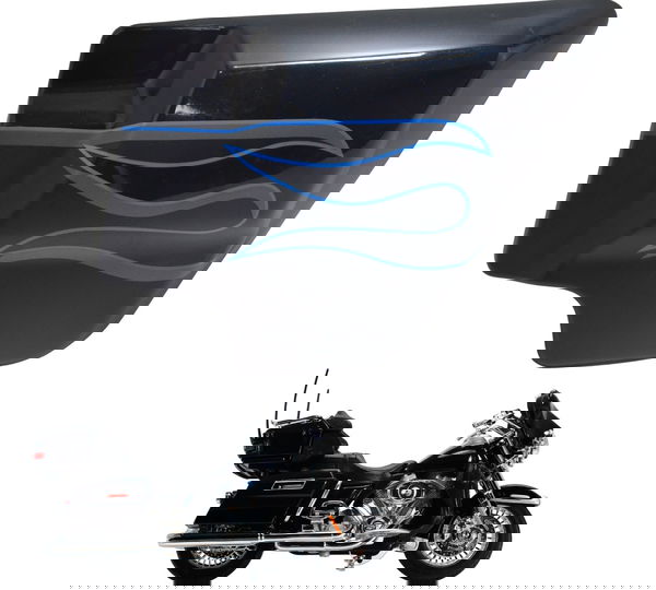 Carenagem Lateral Direita Harley Electra Touring 08-13 Orig Preto
