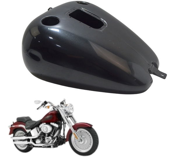 Tanque C/ Detalhes Harley Softail Fat Boy 07-11 Original