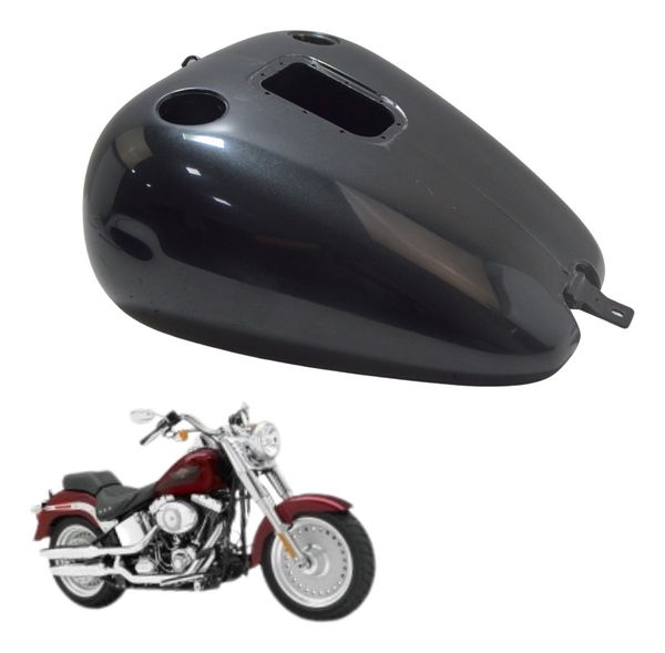 Tanque C/ Detalhes Harley Softail Fat Boy 07-11 Original