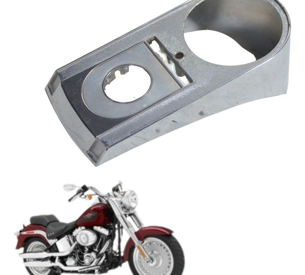 Acabamento Painel Console Harley Softail Fat Boy 07-11 Orig