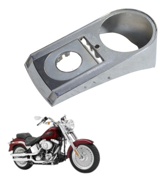 Acabamento Painel Console Harley Softail Fat Boy 07-11 Orig