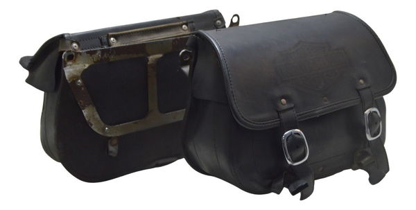 Par Bolsa Lateral Harley Softail Fat Boy 07-11 Paralelo