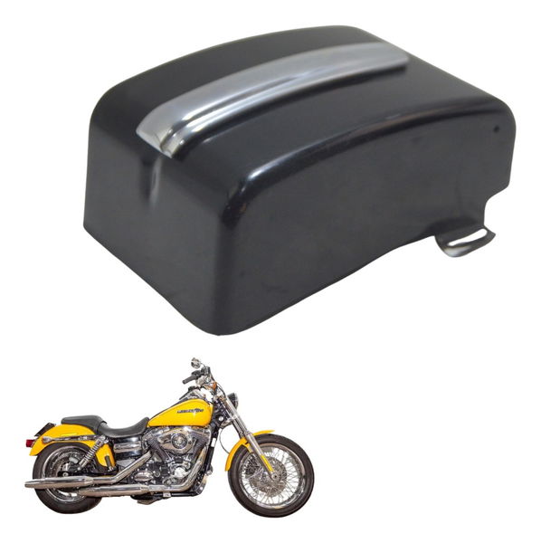 Tampa Lateral Esquerda C/ Aplique Harley Dyna Fxdc 2013 Orig