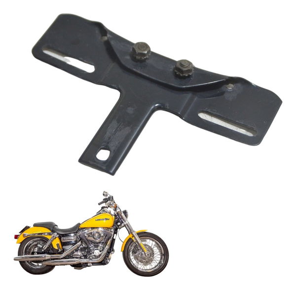 Suporte Placa Harley Dyna Fxdc 2013 Original