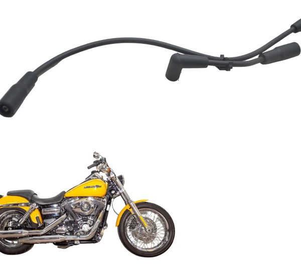Par Cabo Bobina Ignição Harley Dyna Fxdc 2013 Original