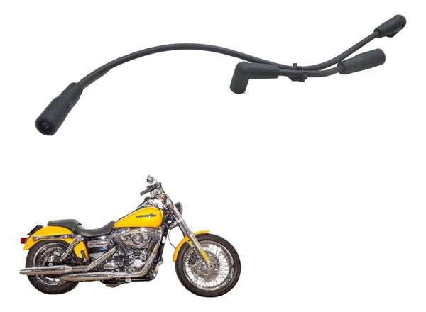Par Cabo Bobina Ignição Harley Dyna Fxdc 2013 Original