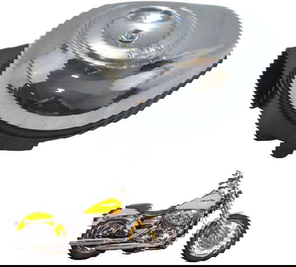 Caixa Filtro Ar C/ Detalhes Harley Dyna Fxdc 2013 Original