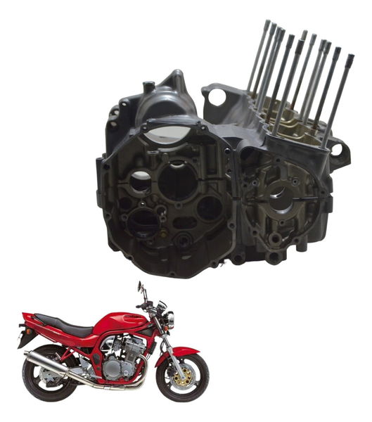 Bloco Carcaça Motor Baixa Nfe Suzuki Bandit 600 N 02-06 Orig