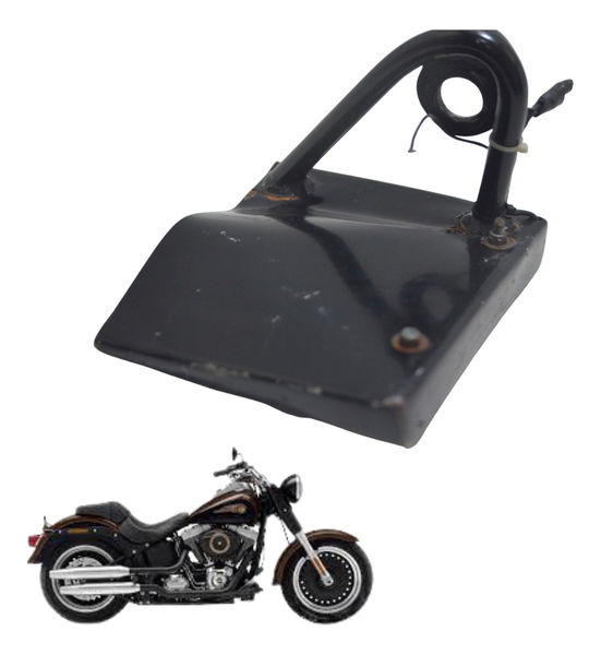 Suporte Placa C/ Avaria Harley Softail Fat Boy Low 12-17