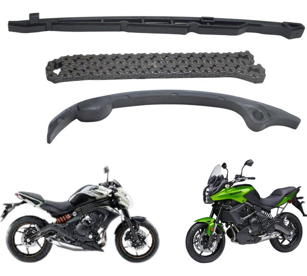 Kit Guia Corrente Tensor Kawasaki Er 6n Ninja 650 R 10-14