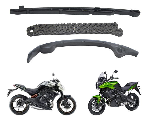 Kit Guia Corrente Tensor Kawasaki Er 6n Ninja 650 R 10-14