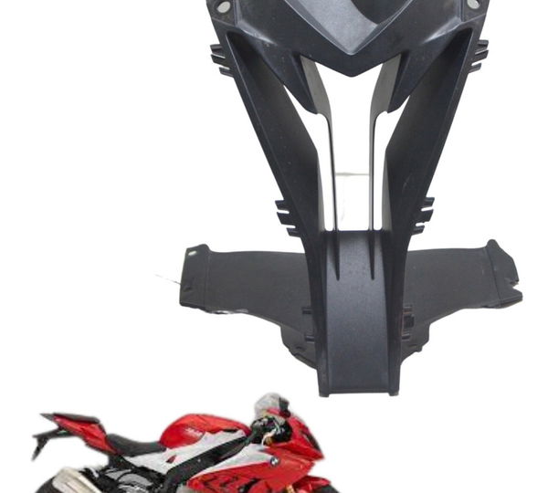 Acabamento Frontal Entrada C Avaria Bmw S 1000 Rr 15-19 Orig Preto