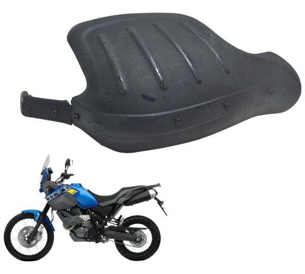Protetor Punho Dir C/ Avaria Yamaha Xt 660z Tenere 12-15 Ori Preto