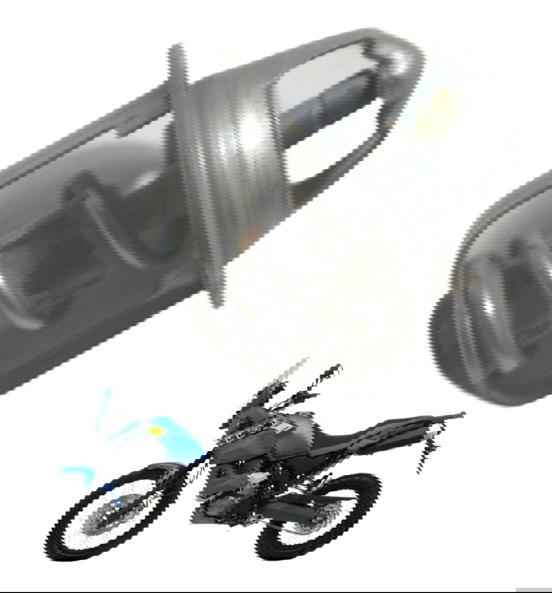 YAMAHA Motorrad Schalthebel Blau - Faltbar Für XT600Z Tenere, XT550, XT660