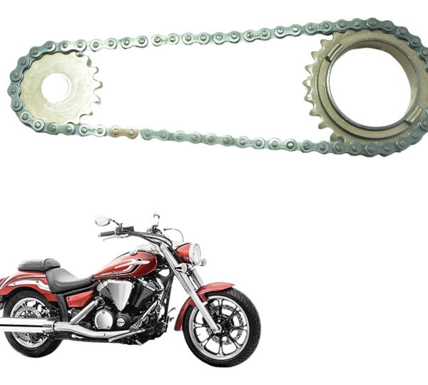 Engrenagem Corrente Bomba Óleo Yamaha Xvs 950 Midnight 09-16
