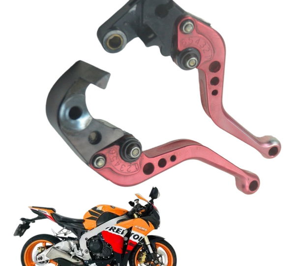 Par Manete Esportivo C/ Detalhes Honda Cbr 1000 Rr 08-11