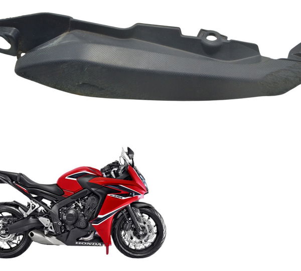 Acabamento Rabeta Esquerd C/ Avaria Honda Cbr 650f 2019 Orig Preto