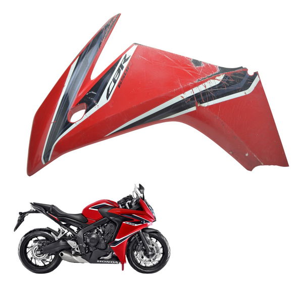 Carenagem Lateral Esquerd C/ Avaria Honda Cbr 650f 2019 Orig