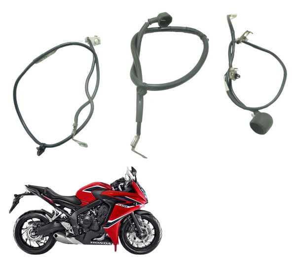 Cabo Bateria +/- Honda Cbr 650f 2019 Original