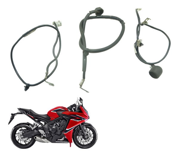 Cabo Bateria +/- Honda Cbr 650f 2019 Original