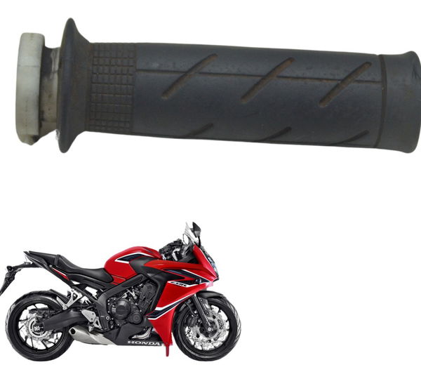 Manopla Direita Honda Cbr 650f 2019 Original Preto
