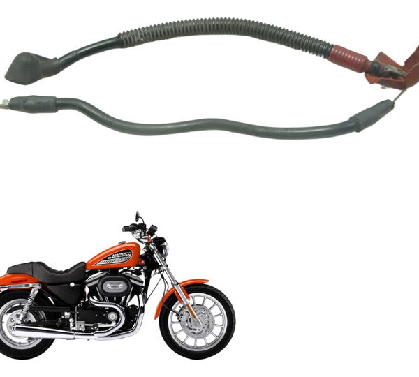 Cabo Bateria +/- Harley 883 R Sportster 08-11 Original