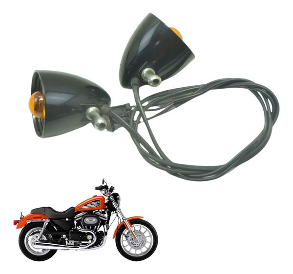 Par Pisca Diant S/ Lente Harley 883 R Sportster 08-11 Orig