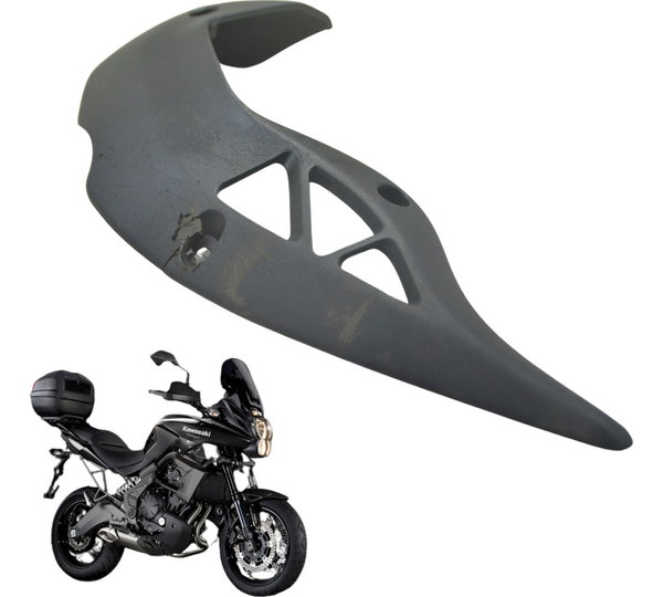 Spoiler Esquerdo C/ Avaria Kawasaki Versys 650 10-14 Orig Preto