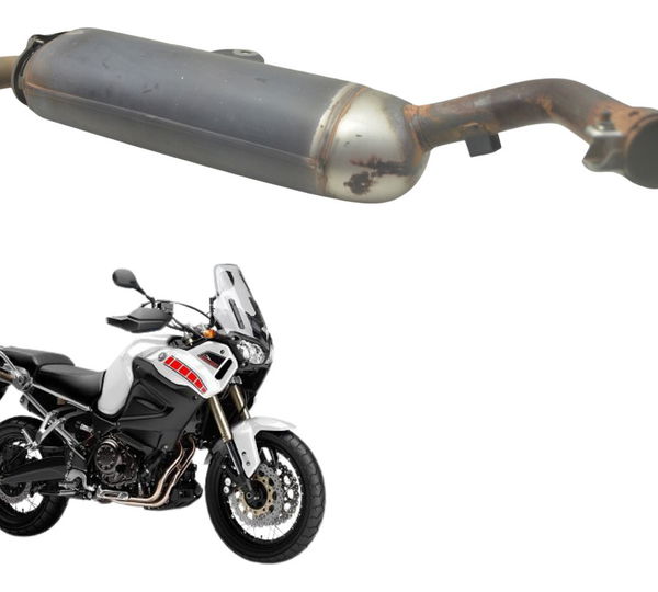 Ponteira Escape Yamaha Xt 1200z Super Tenere 11-16 Original Prateado