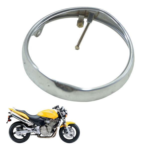 Aro Farol C/ Detalhes Honda Cb 600f Hornet 04-07 Original