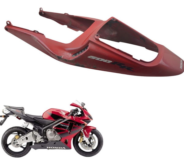 Carenagem Rabeta C/ Avaria Honda Cbr 600 Rr 03-04 Original Vermelho